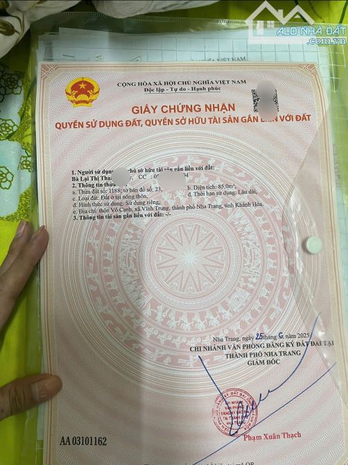 Bán đất Võ Cạnh , Vĩnh Trung . Đường oto tận nơi - 5