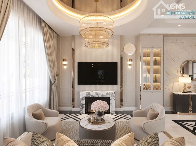 Bán Căn Biệt Thự Siêu Đẹp - Nội Thất Ý - 240m2 - Hầm 4 Tầng - Giá 4x Tỷ - 5