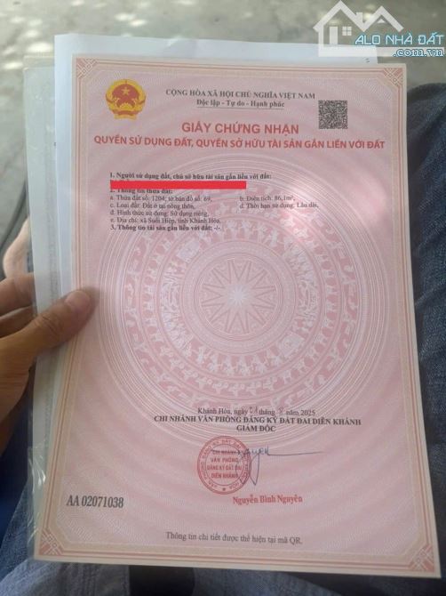 Bán lô đất đẹp 2 mặt tiền suối tiên, Diên Khánh - 5