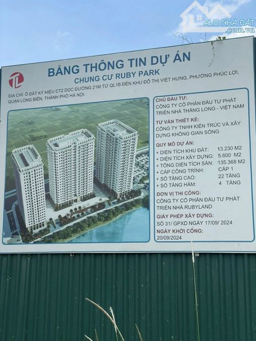 Bán căn hộ chung cư Ruby Park Phúc Lợi - 6