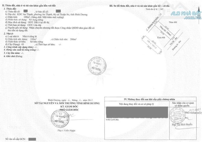 Bán nhà 1 trệt 1 tum sân thượng, hoàn công, p.An Thạnh, Tp.Thuận An chỉ 4 tỷ 6 TL M7677 - 6