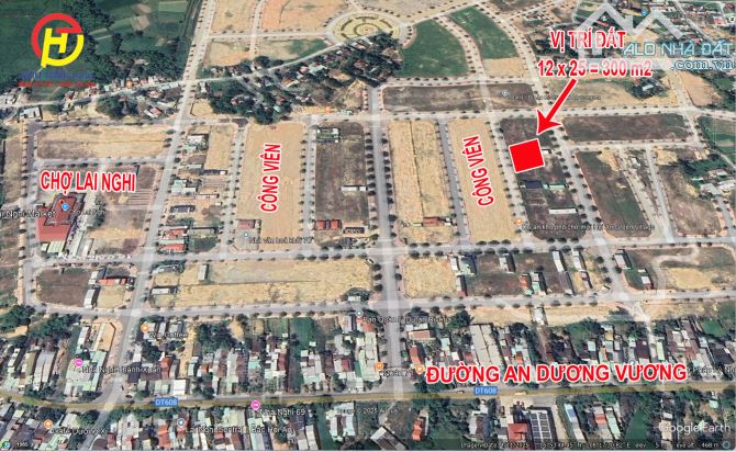 Khu phố chợ Lai Nghi (có sổ): Bán lô 12x25=300m2; đối diện công viên; gần chợ - 5