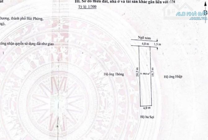 HÀNG HIẾM – BÁN ĐẤT 80m² chỉ 1,88 tỷ TRUNG TÂM TỔ 7, THỊ TRẤN AN DƯƠNG , AN DƯƠNG, HẢI PH