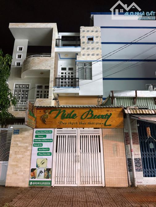 Nhà 1 Trệt 2 Lầu Sân thượng Trục chính hẻm 38 đường Trần Việt Châu - Gần chợ An Hoà