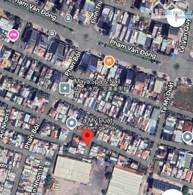 Bán lô đường Nhánh TẠ MỸ DUẬT khu phố Hàn Quốc sầm uất, gần biển Phạm Văn Đồng!