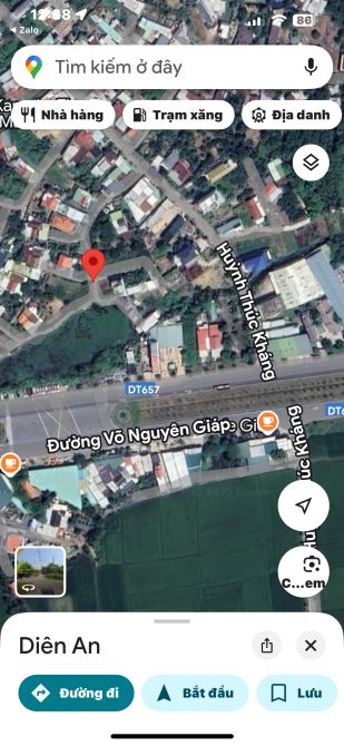 Bán lô góc Diên Toàn Diên Khánh cách đường Võ Nguyên Giáp vào 80m. | Giá 17,5tr/m2