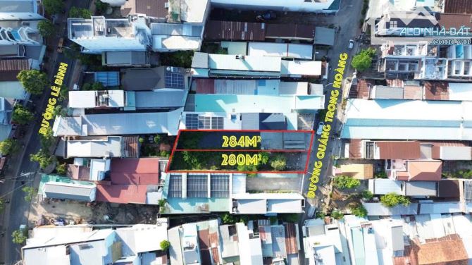 Bán cặp nền MT đường Quản Trọng Hoàng , phường Hưng Lợi . DT 565m2