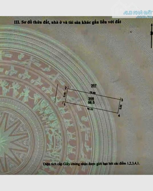 CẦN BÁN GẤP 98,5M ĐẤT CỔ DƯƠNG, TIÊN DƯƠNG, ĐÔNG ANH. Ô TÔ NGỦ TRÊN ĐẤT. GIÁ ĐẸP