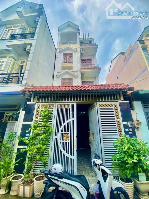 Ngay BV Q12 Hẻm 6m thông 4 tầng BTCT 100m2 nhỉnh 5 tỉ.