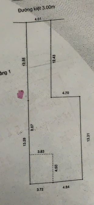 BÁN LÔ ĐẤT KHỦNG 163M2 - LIỆT OTO THÔNG - ĐƯỜNG TÔ HIỆU - GIÁ ĐẦU TƯ - 4.35 TỶ