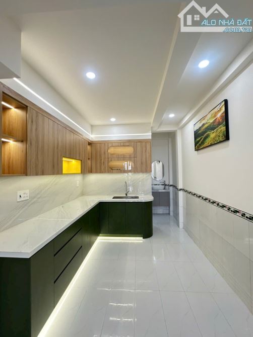 Bán nhà trệt lầu mới hẻm 105 Trần Quang Diệu - 11