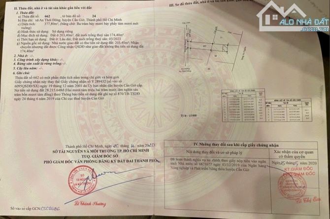 Bán lô đất đường xe hơi + View sông An Thới Đông, Cần Giờ - 1