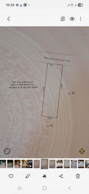 CẦN BÁN ĐẤT ĐƯỜNG PHẠM TU, SÁT CHỢ VĨNH HẢI, TP NHA TRANG, GIÁ 4,050 TỶ - 1