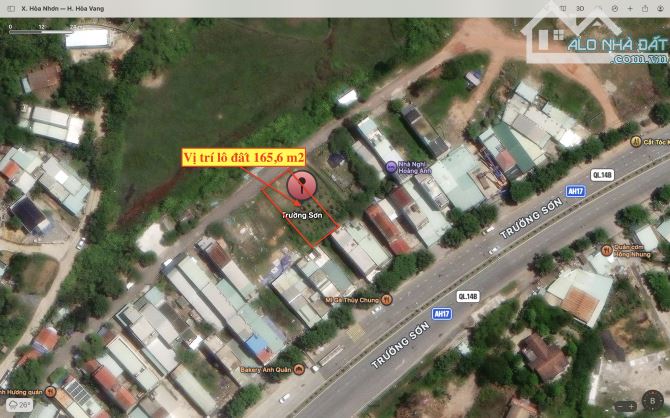 Bán đất Trường Sơn, Hòa Nhơn, Hòa Vang, Đà Nẵng, 3,2 tỷ, 165,6m2, giá cực chất Hot! - 1