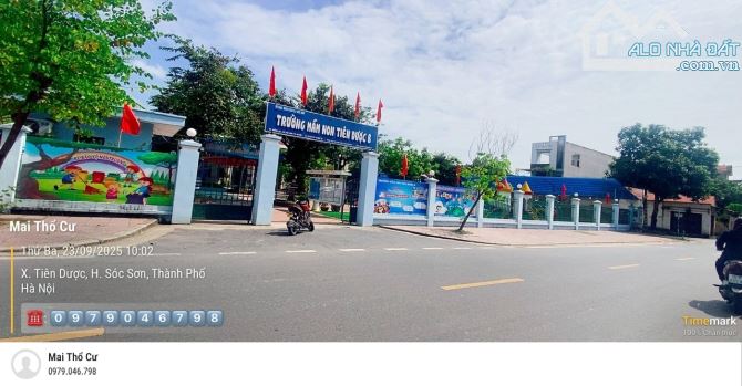 Cực rẻ-Tiên Dược-Sóc Sơn- 100m2 full thổ-Mt gần 8m-chỉ nhú 2 tỷ-oto đỗ cửa- giá đầu tư - 1