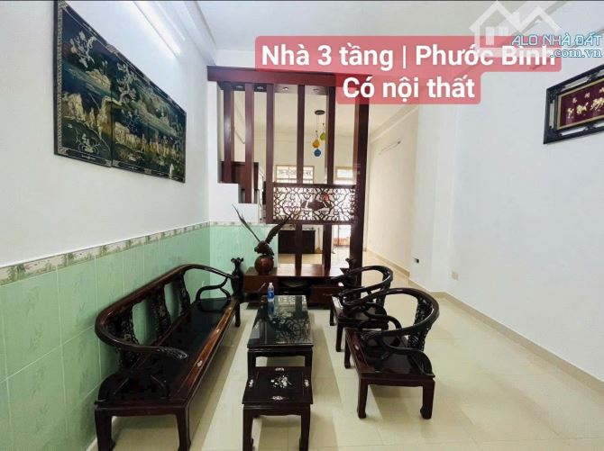 Nhà 3 Tầng Phước Bình, có nội thất và gara, vỉa hè rộng rãi - 1