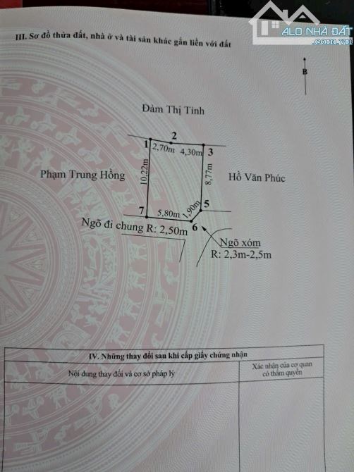 Duy nhất lô 70m ngõ ô tô 7 chỗ đỗ cửa giá 1,4x tỷ Lâm Động, Thuỷ Nguyên, Hải Phòng - 1