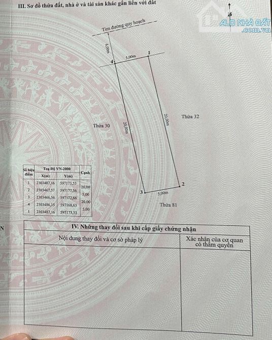 Bán lô đất 100m2 ngang 5m khu 4 Vĩnh Niệm; vị trí đẹp đỉnh, tuyến 2 đường Bùi Viện - 1