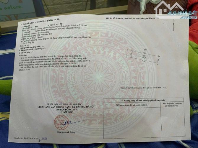 Bán 96m đất Cổ Dương Tiên Dương Đông Anh (phúc Thịnh mới) - 2