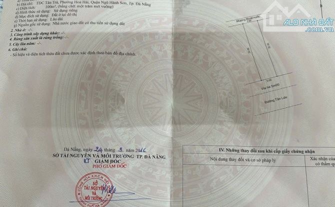 HÀNG VIP -Lô đất BIỂN MT TÂN LƯU -Đường 10,5m  -Sát Bãi tắm Tân Trà -Chỉ 5,7 tỷ TL. - 2
