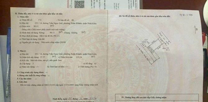 Nền 11,5 Tỷ Đường Trần Ngọc Quế, P.Xuân Khánh, Q.Ninh Kiều, TP Cần Thơ - 2