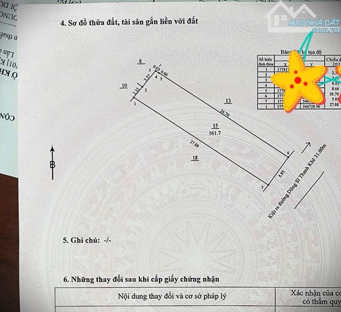 Cần bán lô đất biển 162m2 kiệt 6mét  Dũng Sĩ Thanh Khê thông Nguyễn Thị Thập - 2