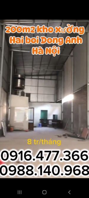 CHO THUÊ KHO - KẾT HỢP Ở - DIỆN TÍCH SỬ DỤNG 200 M2 - XE Ô TÔ 7 TẤN RA VÀO - 2