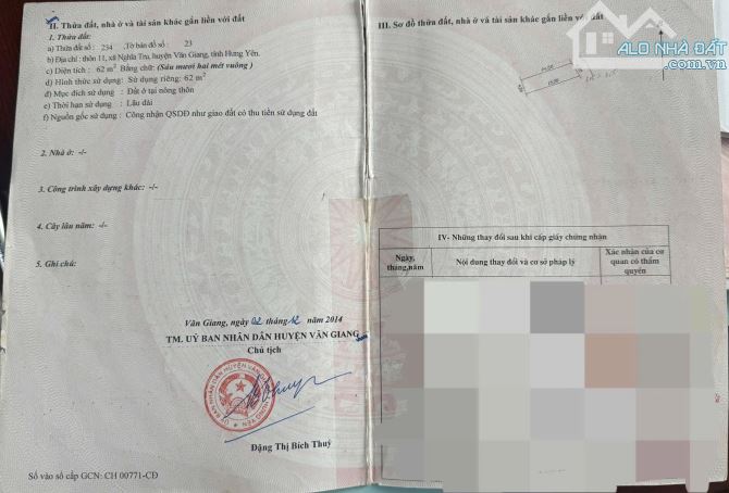 Duy nhất 1 lô F0 nghĩa trụ đang bán chỉ nhỉnh 2tỷ tiếp giáp Vin 2,3 - 3