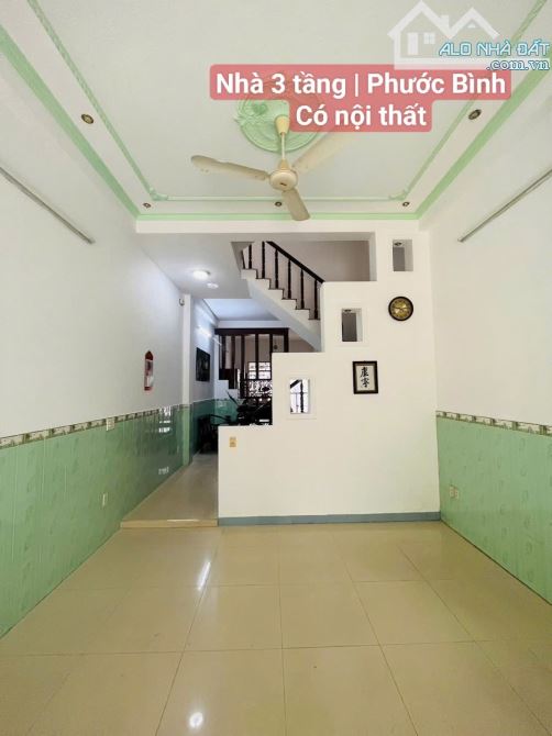 Nhà 3 Tầng Phước Bình, có nội thất và gara, vỉa hè rộng rãi - 3