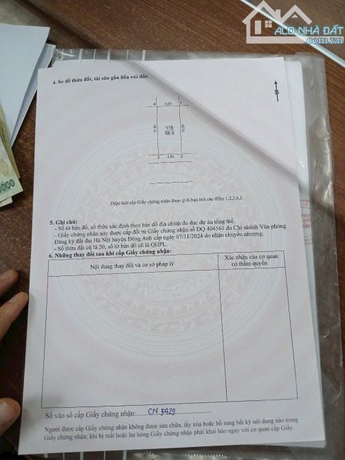Hơn 8 tỷ, 69m2 đấu giá X5 Đông Tây, Vân Nội sát đường lớn và trường học. - 3
