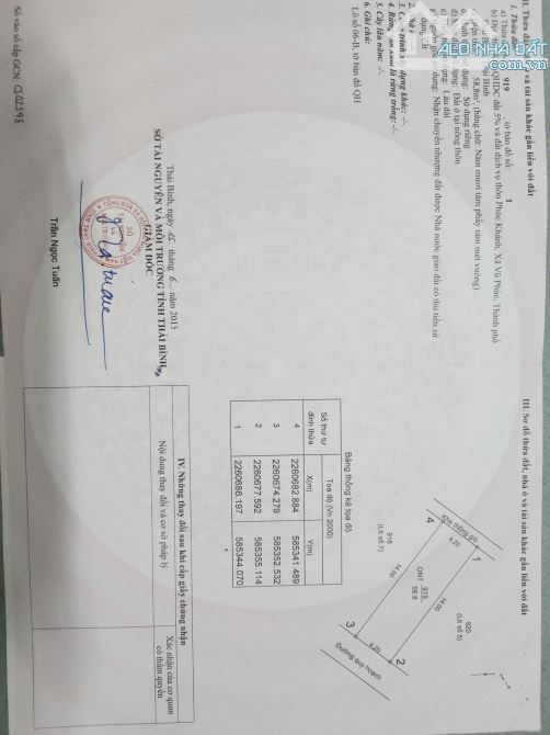 BÁN ĐẤT HƯỚNG ĐÔNG NAM TDC PHÚ KHÁNH NGAY SÁT ĐÔ THỊ VŨ PHÚC TP THÁI BÌNH - 3