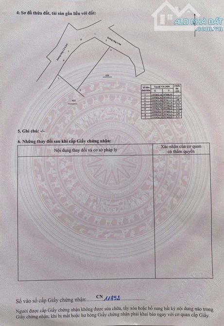 Bán lô đất 2 mặt tiền Vĩnh Thạnh gần chợ Ga. DT 98,6mv - 4