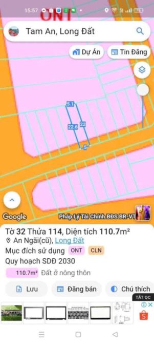 ✅ Bán  căn nhà gác đang xây Thuộc (xã An ngãi cũ); gần trung tâm y tế long đất. - 6