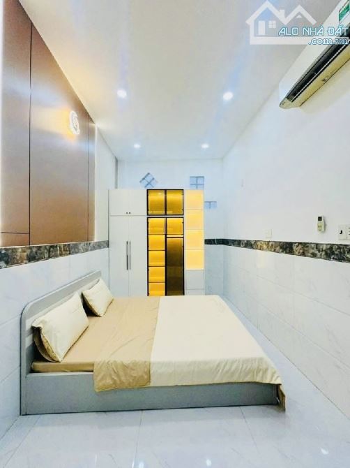 NHÀ ĐẸP 2 TẦNG - DT 5M x 10.5M NỞ HẬU 6.3M (DTCN 58M2) - FULL NỘI THẤT - XE HƠI TỚI NHÀ - 6
