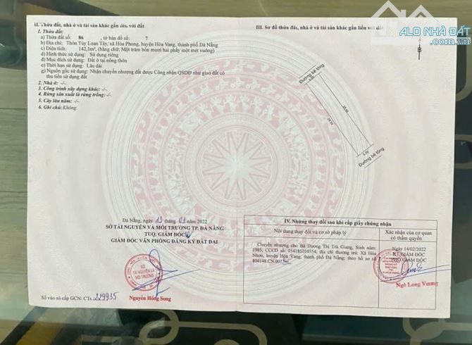 📌📌📌LÀM VIỆC TRỰC TIẾP GIÁ TỐT !!!✅bán 2 lô có bán lẻ túy loan tây gần sông túy loan - 6