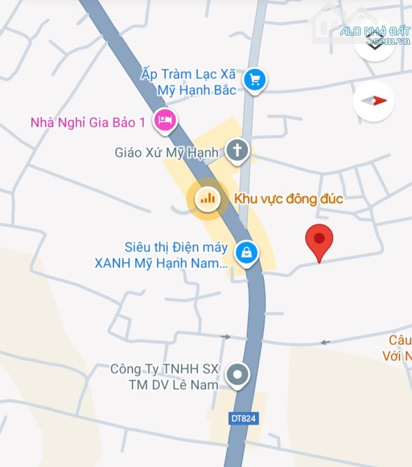 Nhà cấp 4 sổ hồng riêng, 2 phòng ngủ, ngay trung tâm ngã 3 mỹ hạnh - 8