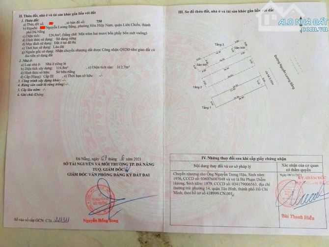 Bán nhà 3 tầng, Vị trí kinh doanh, mặt tiền Nguyễn Lương Bằng