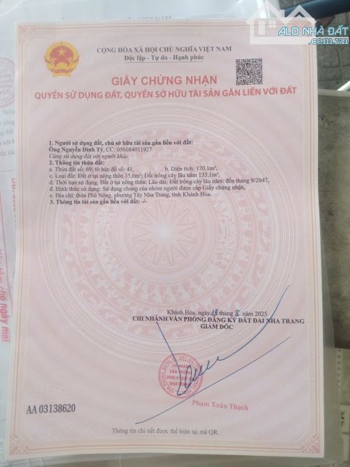 Bán nhà cấp 4 - 2 mặt tiền trước sau - 205m2 ngang 7.6m