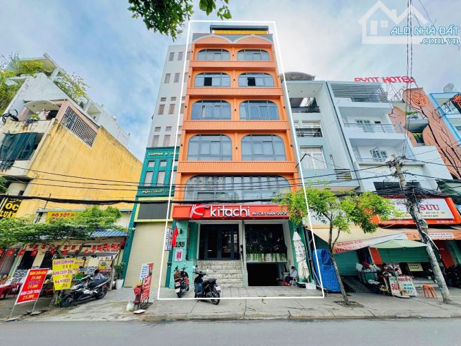 Cho thuê Tòa nhà 153-155 Vạn Kiếp - DT 8x14m hầm trệt lửng 5 lầu TM