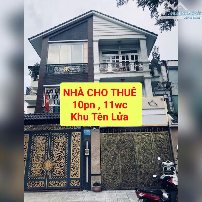 nhà 7x20m,2L,10pn,11wc có nội thất khu tên lửa