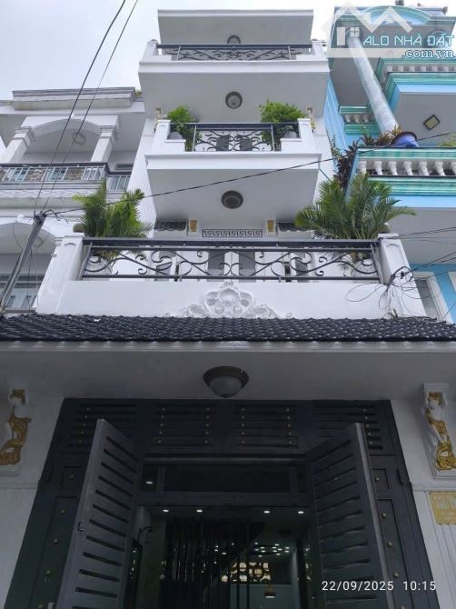 BÁN NHÀ LÊ VĂN KHƯƠNG Q12 - 4 TẦNG 52M2  - HẺM XE HƠI - 4.56 TỶ