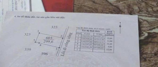 999m gồm 299m thổ +700m đất vườn bán nhanh 1tỷ4