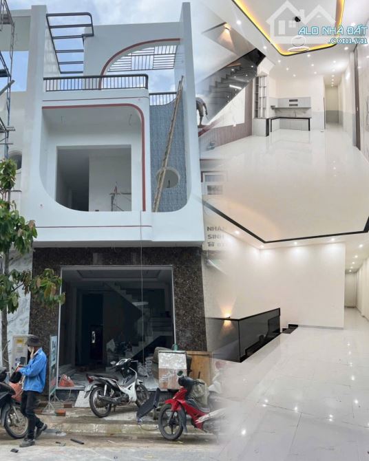 Bán căn nhà lầu mới xây mặt tiền kinh doanh tốt gần bên chợ Thạnh Phú Phường Tân Triều