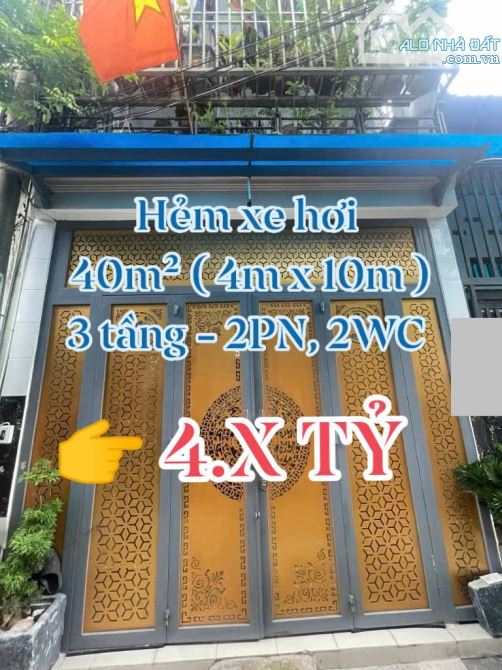 Bán nhà Gò Vấp - Hẻm xe hơi Đường số 14 P.8 - Nhỉnh 4 tỷ - 310