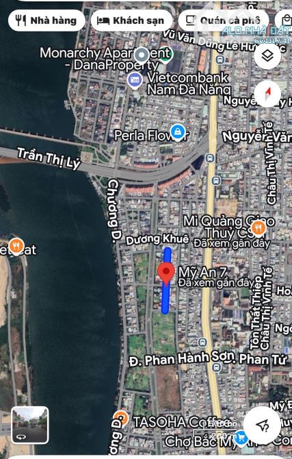 Bán đất mặt tiền đường Mỹ An 7 gần Hàm Tử 100m giá 11,2 tỷ ngay Khu KĐ Pháo Hoa Đà Nẵng