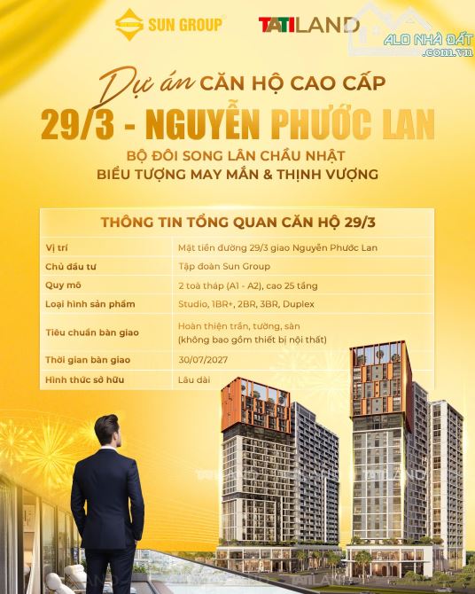 CĂN HỘ CAO CẤP MẶT SÔNG - THÁP ĐÔI BIỂU TƯỢNG SUNGROUP TẠI HOÀ XUÂN ĐÀ NẴNG