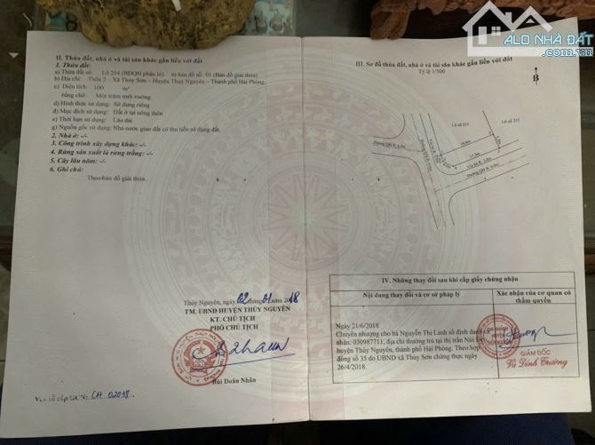 🧨 Duy Nhất 1 lô GÓC bán ra tại Khu Đô Thị Khau Da-Thuỷ Nguyên Hải Phòng  - DT: 100m, MT 5
