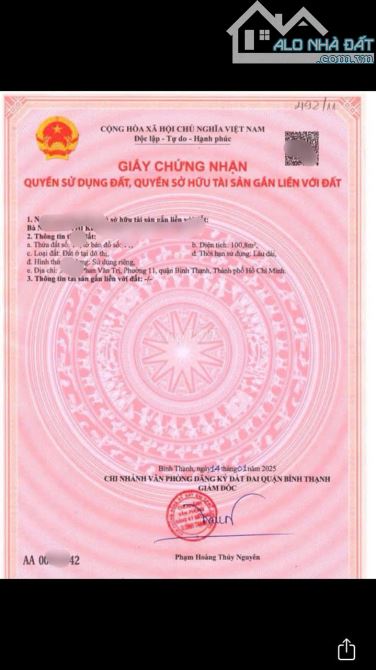 nhà ngang lớn 5.4m x 20.3m – Nở hậu, hẻm nhựa 6m Phan Văn Trị, P.11, Bình Thạnh giá 11 ttl