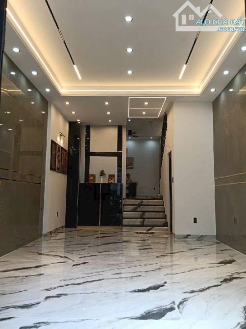 XÂY MỚI 56m2 Full Đất HOÀN CÔNG ĐỦ- 4 TẦNG - HẺM XE HƠI NGỦ TRONG NHÀ
