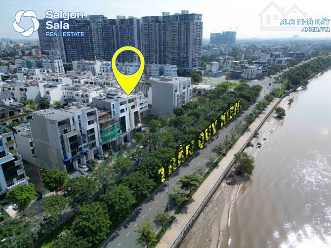 Bán tòa nhà độc bản view trực diện Sông Sài Gòn, kế đảo Kim Cương Quận 2